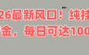 2026新风口!直播挂机捞金,纯新手也可以做!额外收入